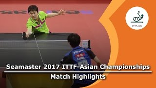 【Video】KOKI Niwa VS JEONG Sangeun, bán kết 2017 Giải vô địch ITTF Á