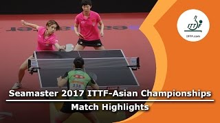 【Video】WANG Manyu・CHEN Ke VS MIMA Ito・HINA Hayata, bán kết 2017 Giải vô địch ITTF Á