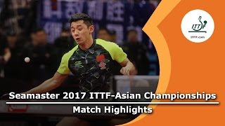 【Video】ZHANG Jike VS ALDMAISY Zeyad, vòng 64 2017 Giải vô địch ITTF Á