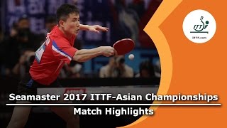【Video】MA Long VS KANG Wi Hun, vòng 64 2017 Giải vô địch ITTF Á