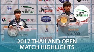 【Video】HONOKA Hashimoto VS HITOMI Sato, chung kết 2017 ITTF Challenge, Thái Lan mở rộng