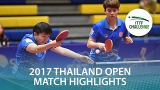 【Video】HONOKA Hashimoto・HITOMI Sato VS DOO Hoi Kem・MAK Tze Wing, chung kết 2017 ITTF Challenge, Thái Lan mở rộng