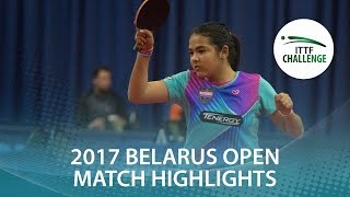 【Video】DIAZ Adriana VS NAGAO Takako, vòng 32 2017 ITTF Challenge, Belgosstrakh Belarus Mở