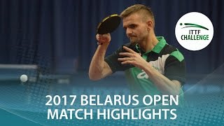 【Video】YUTA Tanaka VS LEWANDOWSKI Tomasz 2017 ITTF Challenge, Belgosstrakh Belarus Mở