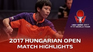 【Video】SHANG Kun VS LIN Gaoyuan, bán kết 2017 Seamaster 2017 Hungary mở