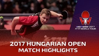 【Video】DUDA Benedikt VS LIN Gaoyuan, vòng 32 2017 Seamaster 2017 Hungary mở