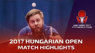 【Video】KHANIN Aliaksandr VS PERSSON Jon, vòng 64 2017 Seamaster 2017 Hungary mở