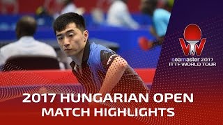 【Video】ZHAO Tianming VS FARRELL Ryan 2017 Seamaster 2017 Hungary mở