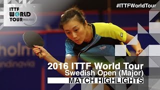 【Video】HU Melek VS HAN Ying, bán kết 2016 Thụy Điển mở 