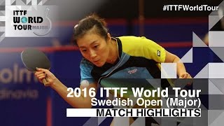 【Video】HAN Ying VS MIYU Kato, tứ kết 2016 Thụy Điển mở 
