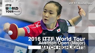 【Video】MIMA Ito VS SILBEREISEN Kristin, vòng 32 2016 Hybiome Austrian Open 