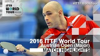 【Video】HABESOHN Daniel VS YUKI Matsuyama 2016 Hybiome Austrian Open 