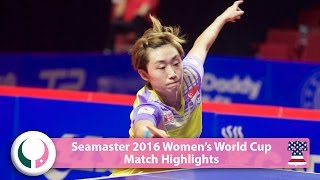 【Video】Feng Tianwei VS MESHREF Dina, vòng 16 World Cup 2016 Seamaster nữ