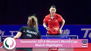 【Video】JIANG Huajun VS RUANO Lady World Cup 2016 Seamaster nữ