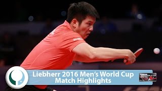 【Video】FAN Zhendong VS GaoNing, vòng 16 World Cup của LIEBHERR 2016 Men