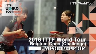 【Video】MARINA Matsuzawa・MARIKO Takahashi VS POTA Georgina・PROKHOROVA Yulia, chung kết 2016 Bỉ mở 
