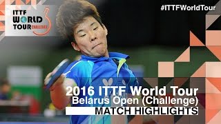 【Video】YANG Tzu-Yi VS KIM Minhyeok, tứ kết 2016 Belarus mở 