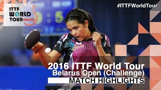 【Video】DIAZ Adriana VS MAKI Shiomi, tứ kết 2016 Belarus mở 