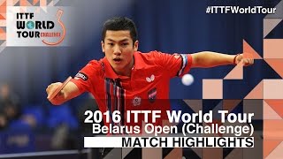 【Video】YANG Tzu-Yi VS BARABANOV Kiryl, vòng 16 2016 Belarus mở 