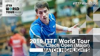 【Video】FRANZISKA Patrick VS KAZUHIRO Yoshimura, vòng 64 2016 Czech mở 