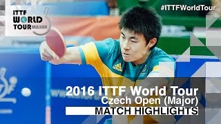 【Video】TONIN Ryuzaki VS HU Heming 2016 Czech mở 