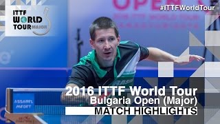 【Video】ROBINOT Quentin VS KONECNY Tomas, chung kết 2016 - Asarel Bulgaria Open 