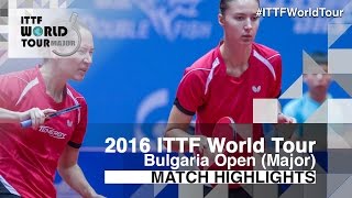 【Video】DOLGIKH Maria・MIKHAILOVA Polina VS MIYU Kato・MISAKI Morizono, chung kết 2016 - Asarel Bulgaria Open 