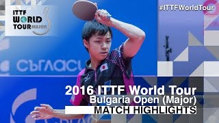 【Video】KONECNY Tomas VS YUTO Kizukuri, bán kết 2016 - Asarel Bulgaria Open 