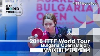 【Video】MAKI Shiomi VS MISAKI Morizono, bán kết 2016 - Asarel Bulgaria Open 