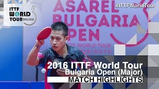 【Video】ANGLES Enzo VS LIAO Cheng-Ting, chung kết 2016 - Asarel Bulgaria Open 