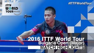 【Video】LIAO Cheng-Ting VS SUN Chia-Hung, bán kết 2016 - Asarel Bulgaria Open 