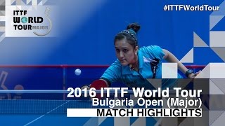 【Video】BATRA Manika VS LIN Po-Hsuan, vòng 16 2016 - Asarel Bulgaria Open 