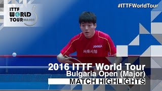 【Video】ALEXANDROV Teodor VS KIM Minho 2016 - Asarel Bulgaria Open 