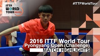 【Video】XU Yingbin VS ZHAO Zhaoyan, bán kết 2016 Bình Nhưỡng mở 