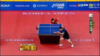 【Video】MA Long VS CHEN Chien-An, bán kết 2016 Hàn Quốc mở rộng 