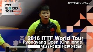 【Video】XU Yingbin VS YANG Shuo, tứ kết 2016 Bình Nhưỡng mở 