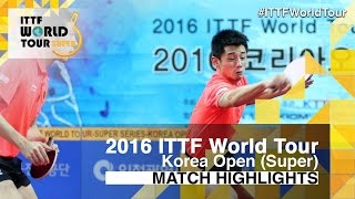 【Video】XU Xin・ZHANG Jike VS JEOUNG Youngsik・LEE Sangsu, chung kết 2016 Hàn Quốc mở rộng 