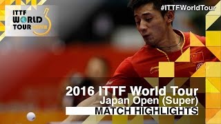 【Video】ZHANG Jike VS KENTA Matsudaira, vòng 32 2016 Laox Japan Open 