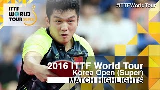 【Video】TSUBOI Gustavo VS FAN Zhendong, vòng 32 2016 Hàn Quốc mở rộng 