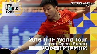 【Video】MA Long VS XU Xin, bán kết 2016 Laox Japan Open 