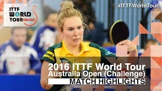 【Video】TAPPER Melissa VS HITOMI Sato, vòng 32 2016 Úc mở rộng 