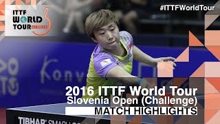 【Video】JEON Jihee VS Feng Tianwei, chung kết 2016 Slovenia Open 