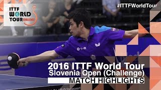 【Video】CHUANG Chih-Yuan VS JEOUNG Youngsik, bán kết 2016 Slovenia Open 