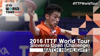 【Video】JOO Saehyuk VS WONG Chun Ting, tứ kết 2016 Slovenia Open 