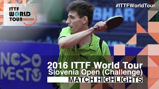 【Video】SZUDI Adam VS TOMOKAZU Harimoto, vòng 16 2016 Slovenia Open 