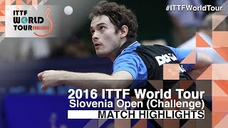 【Video】WALKER Samuel VS JUN Mizutani, vòng 16 2016 Slovenia Open 