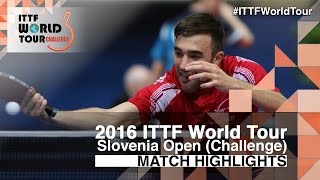【Video】LEE Sangsu VS ROBINOT Quentin, vòng 32 2016 Slovenia Open 