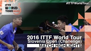 【Video】CASSIN Alexandre・SEYFRIED Joe VS KWAN Man Ho・NG Pak Nam, vòng 32 2016 Slovenia Open 