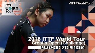 【Video】MIU Hirano VS HITOMI Sato, chung kết 2016 Zagreb  mở rộng 