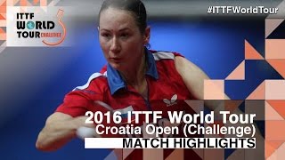 【Video】MIKHAILOVA Polina VS MIU Hirano, bán kết 2016 Zagreb  mở rộng 